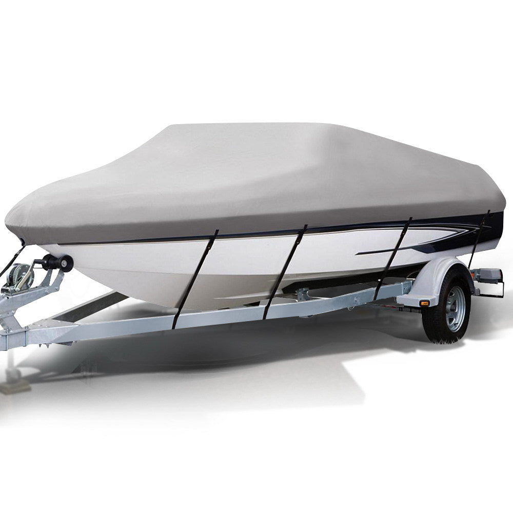 Seamanship 600D Marine Boat Cover – Fits 14ft to 16ft Trailerable Vessels