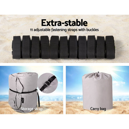 Seamanship 600D Trailerable Boat Cover – Fits 16ft to 18.5ft Vessels Marine Grade