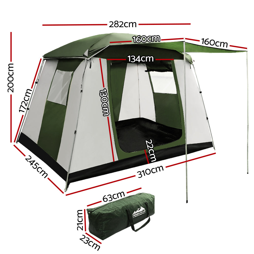 Weisshorn 6-Person Camping Tent – Family Dome Shelter for Hiking & Outdoor Adventures