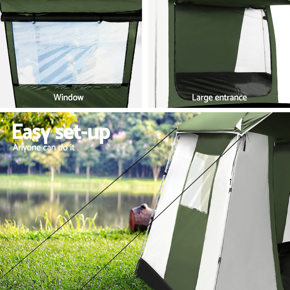 Weisshorn 6-Person Camping Tent – Family Dome Shelter for Hiking & Outdoor Adventures
