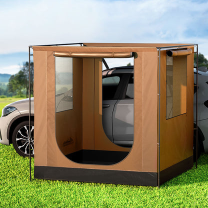 Weisshorn 2x2m SUV Side Awning Tent – Portable Camping Canopy for Car, 4WD & Outdoors