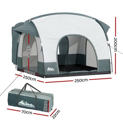 Weisshorn SUV Camping Tent – Rear Car Extension Canopy for 4WD & Family Outdoor Use