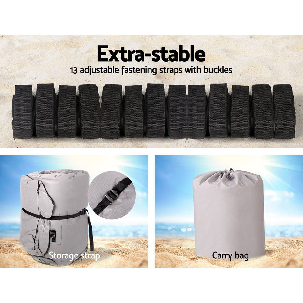 Seamanship 17–19ft Boat Cover – 600D Heavy-Duty Trailerable Marine Grade Cover