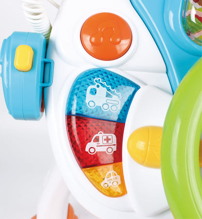 Baby Sensory Driving Simulation Toy – Interactive Play with Music & Light Effects
