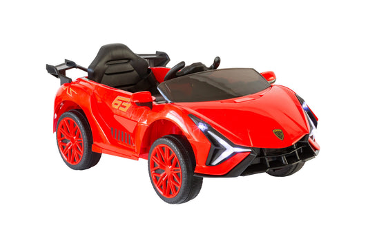 Ferrari-Inspired 12V Kids Ride-On Car – Red Electric Vehicle with Remote Control