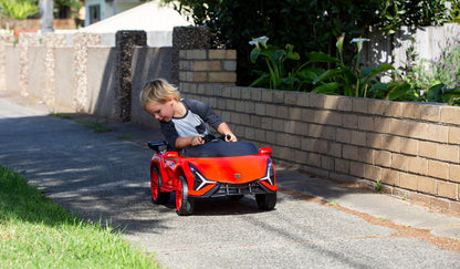 Ferrari-Inspired 12V Kids Ride-On Car – Red Electric Vehicle with Remote Control