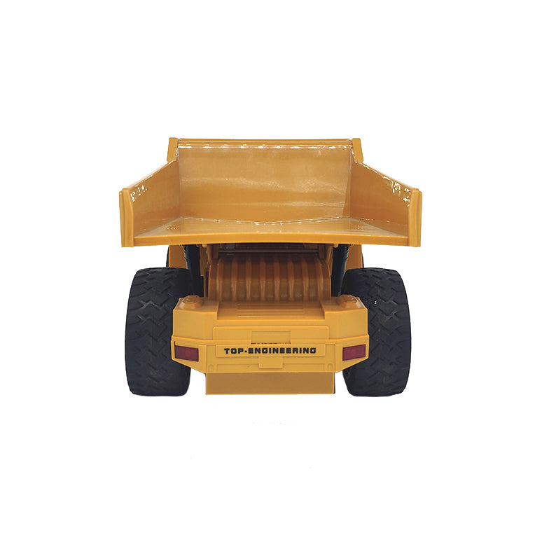Remote Control Dump Truck – 6-Channel RC Construction Vehicle with Alloy Bucket & Driving Cab