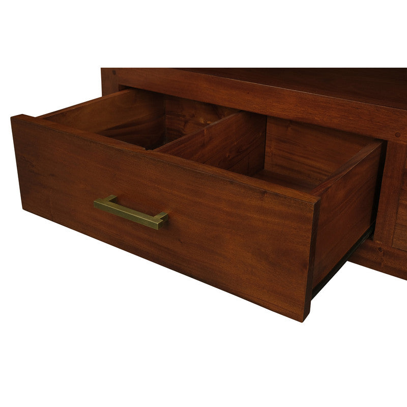 Paris 2 Drawer Entertainment Unit (Mahogany)