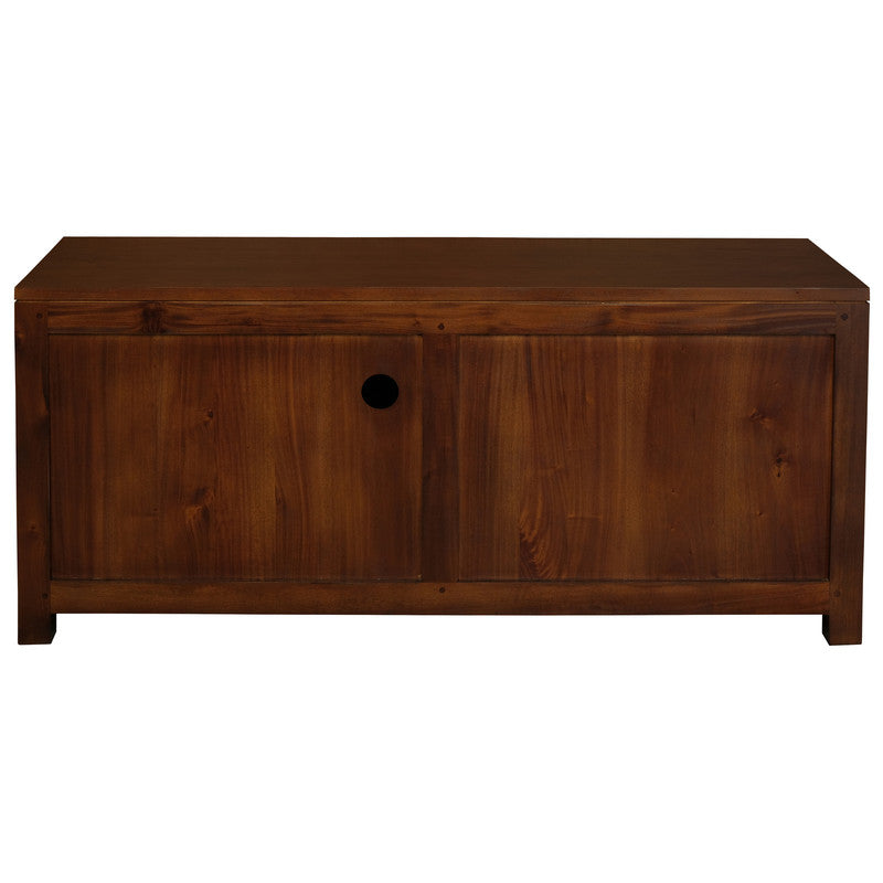 Paris 2 Drawer Entertainment Unit (Mahogany)