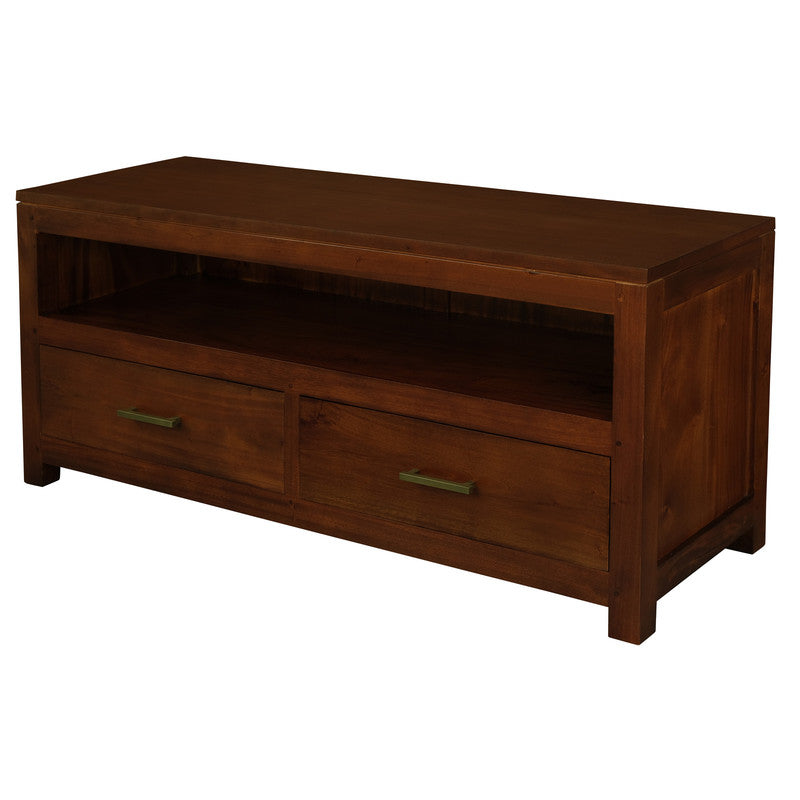 Paris 2 Drawer Entertainment Unit (Mahogany)