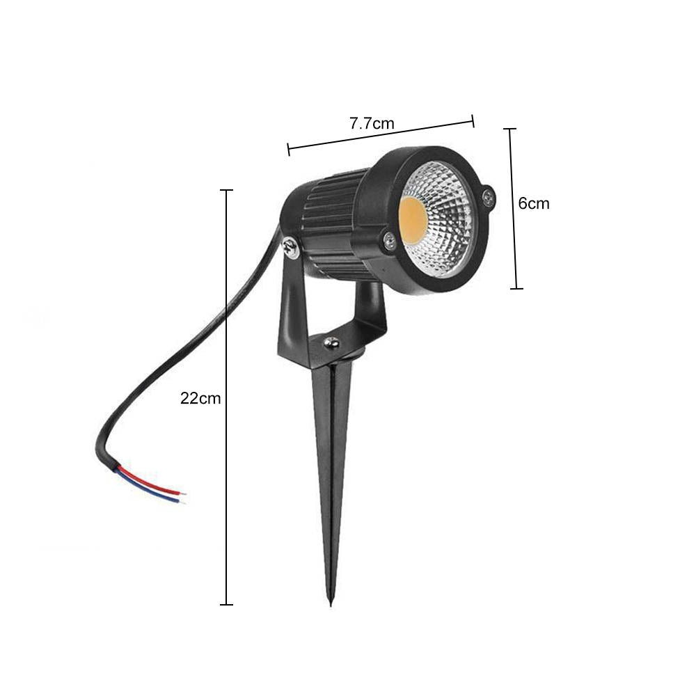 10PCS 12V LED Waterproof Garden Spotlights – Outdoor Landscape Flood Lights