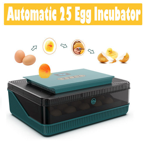 Braneit™ Digital Led Fully Automatic 25 Egg Incubator Hatch Turning Chicken Eggs Poultry