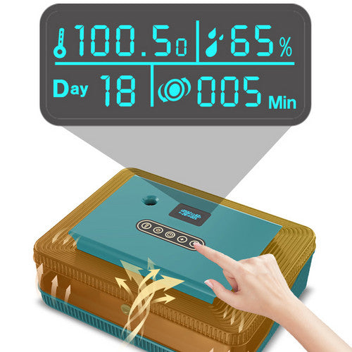 Braneit™ Digital Led Fully Automatic 25 Egg Incubator Hatch Turning Chicken Eggs Poultry