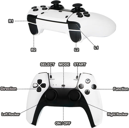 M15 40000+4K HDMI TV Video Game Stick Retro Gaming Console 2 Wireless Controller
