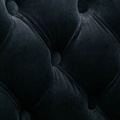 Braneit™ 4x Height Adjustable Swivel Bar Stool Velvet Nailhead Barstool with Footrest