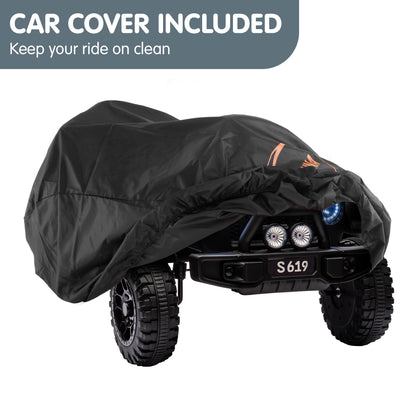 Kahuna S619 Gravity Kids Electric Ride-On Car – Black with Remote & 12V Battery