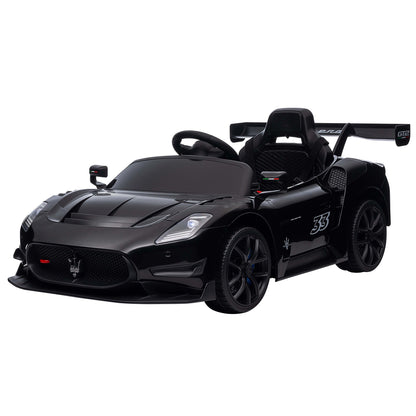Kahuna Maserati MC20 GT2 Licensed Kids Electric Ride-On Race Car – Black 12V with Remote