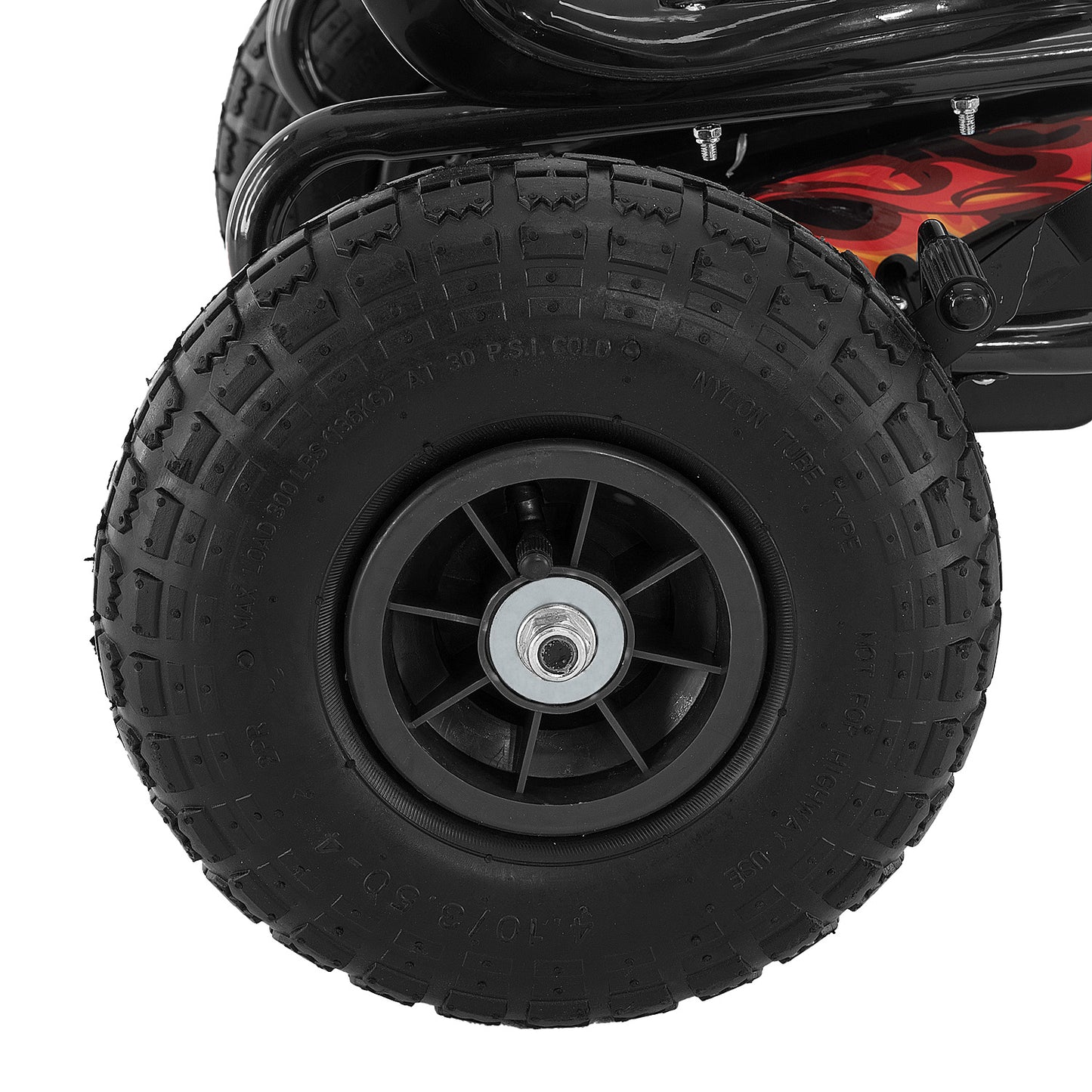 Kahuna G95 Kids Pedal-Powered Go Kart – Black Ride-On Racing Car