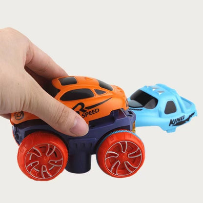 Glow-in-the-Dark Flexible Race Track – 92pcs with LED Light-Up Car