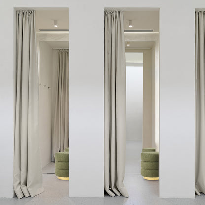 Round Stacked Ottoman Stool Teddy Fleece Fabric Foot Rest 38cm GREEN