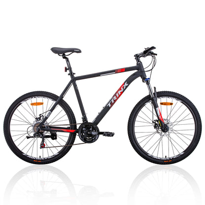 Trinx 26" Men’s Mountain Bike – 21-Speed Shimano, 17" Frame, Matt Black White/Red