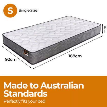 ValueSleeper 3-Zone Orthopaedic Pocket Spring Mattress – Single Size Support