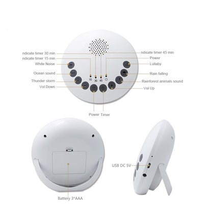 Baby White Noise Sleep Aid Soothing Crying Comforter