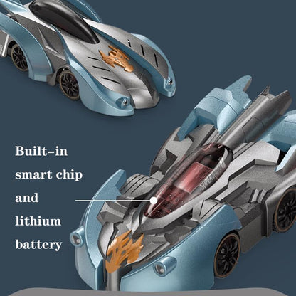 Electric Remote Control Wall Climbing Car for Kids - Mini Toy - Red Charge Handle Rc Edition