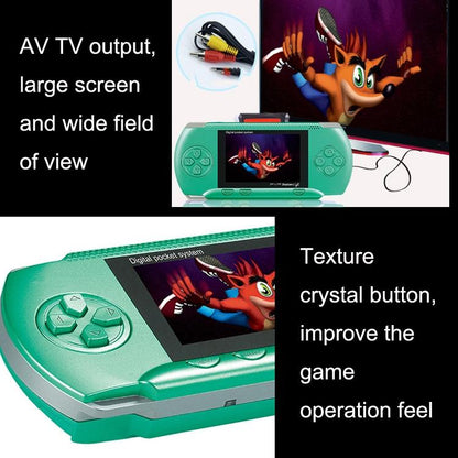 2.4 Mini Colour Screen Gaming Console For Kids - Classic Intellectual Games - Red
