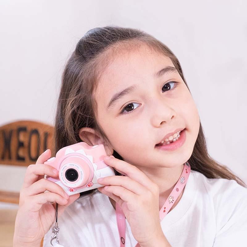 Fun Cartoon Digital Camera for Kids - 24mp Wifi Educational Toys - Pink