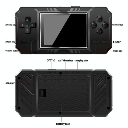 520 Classic Games Handheld Console With 3.0 Screen For S8 - Blue