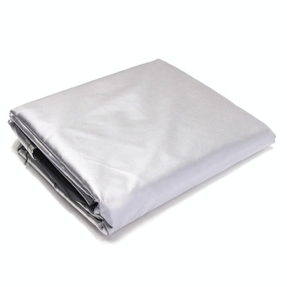 244x244x90cm Waterproof & Dustproof Cover for Bathtub Swimming Pool Table & Chair - Protects from Falling Leaves - Black