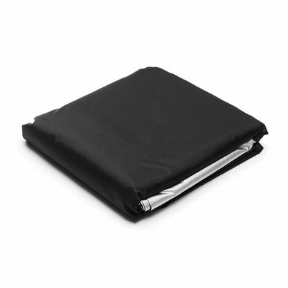 244x244x90cm Waterproof & Dustproof Cover for Bathtub Swimming Pool Table & Chair - Protects from Falling Leaves - Black