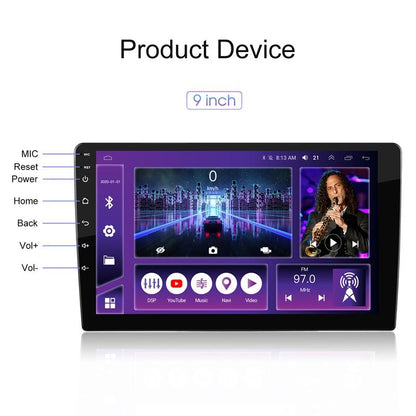 9 Inch 8-Core Carplay Android Navigation Monitor 2 + 32G Memory - Standard + Ahd Camera 4 + 64G