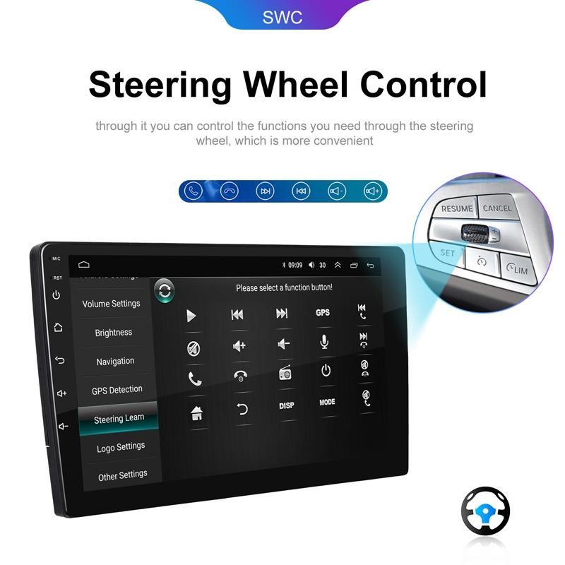 9 Inch 8-Core Carplay Android Navigation Monitor 2 + 32G Memory - Standard + Ahd Camera 4 + 64G