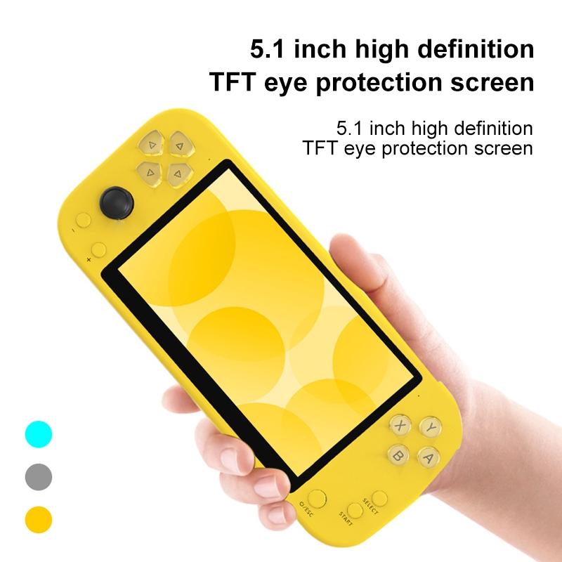 5.1 Handheld Game Console With 8Gb Memory & Hdmi Output - X20 Life Classic Games - Gray