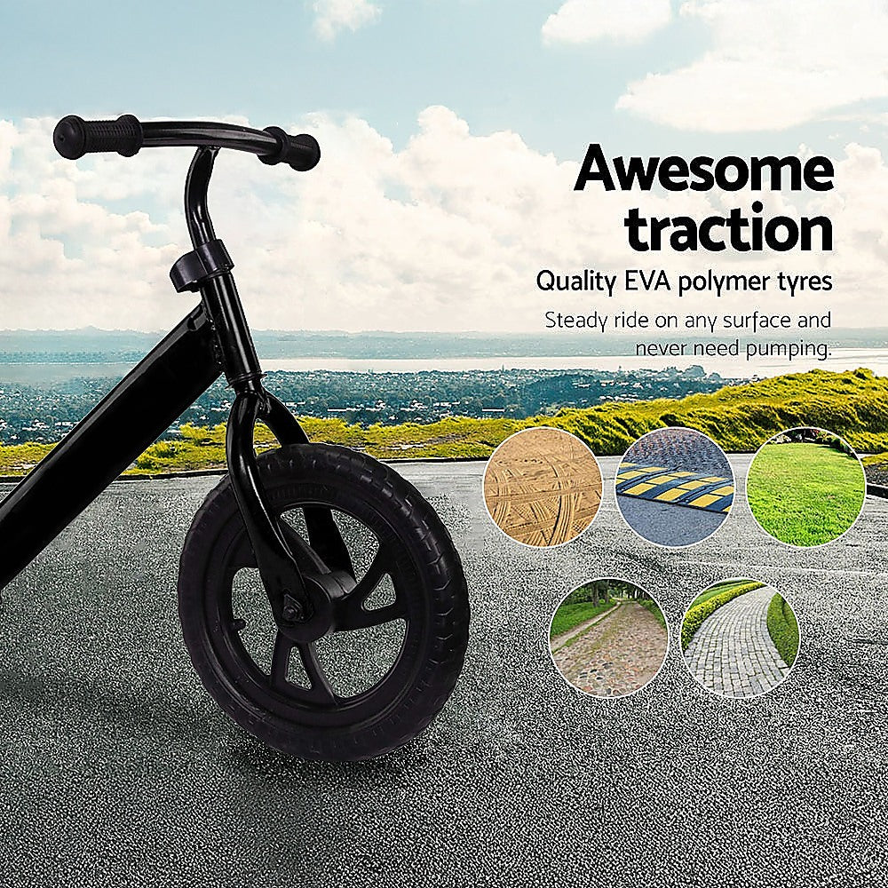 Kids Balance Bike – Ride-On Push Bicycle with Lightweight Frame & Wheels