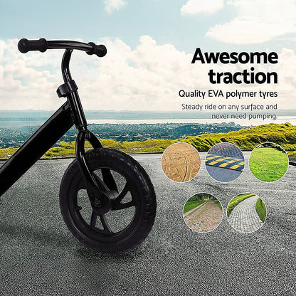 Kids Balance Bike – Ride-On Push Bicycle with Lightweight Frame & Wheels
