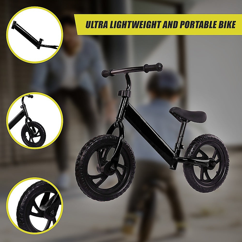 Kids Balance Bike – Ride-On Push Bicycle with Lightweight Frame & Wheels