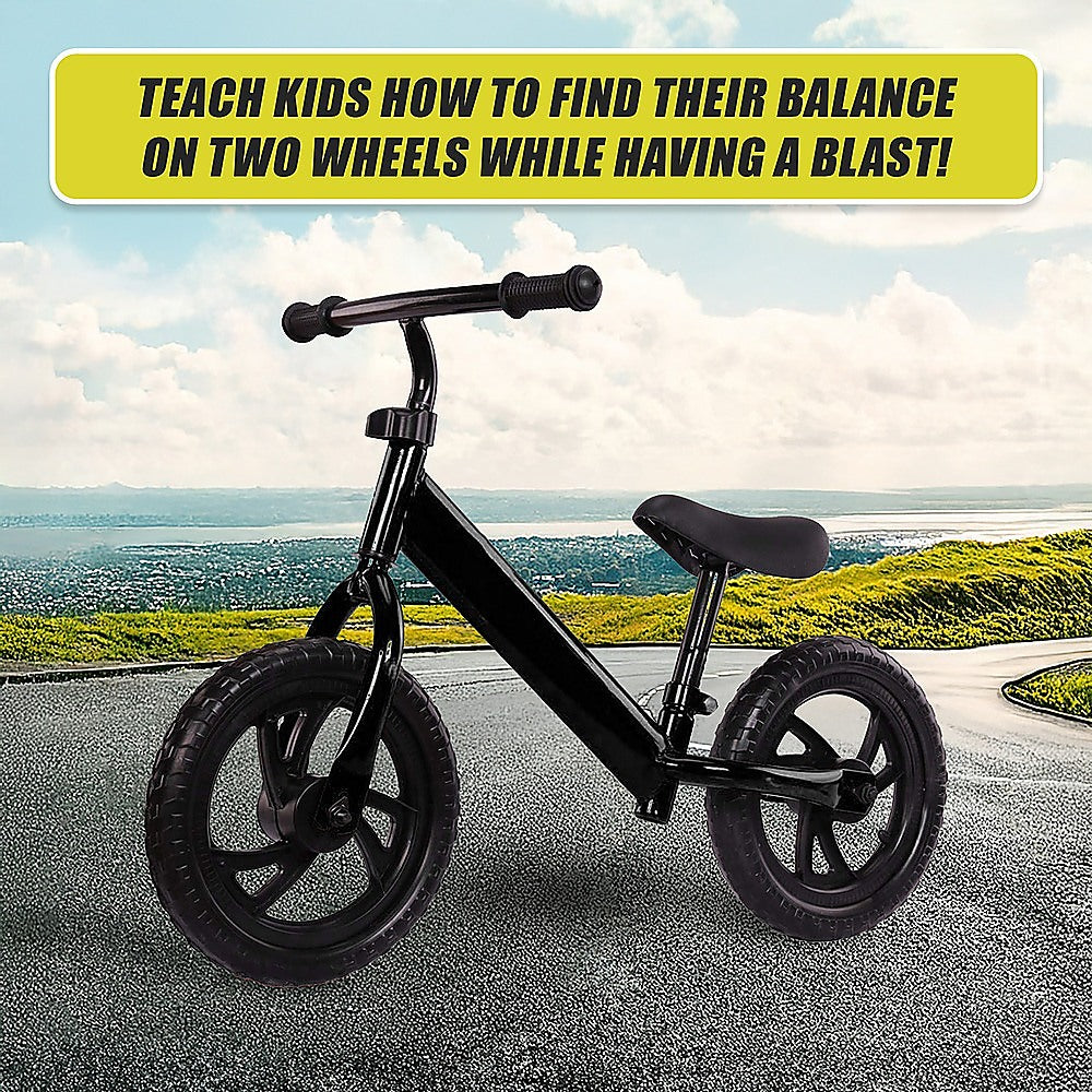 Kids Balance Bike – Ride-On Push Bicycle with Lightweight Frame & Wheels