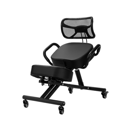 Braneit™ Ergonomic Kneeling Chair – Adjustable Posture Seat with Backrest & Casters