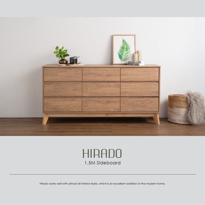 Braneit™ Hirado Sideboard Buffet - Natural