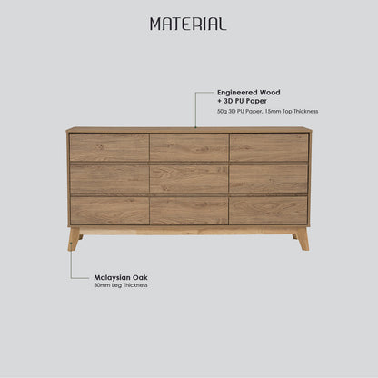 Braneit™ Hirado Sideboard Buffet - Natural