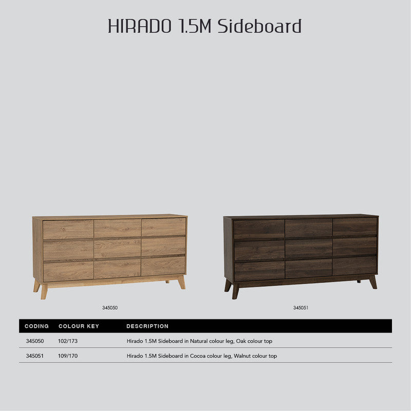 Braneit™ Hirado Sideboard Buffet - Natural