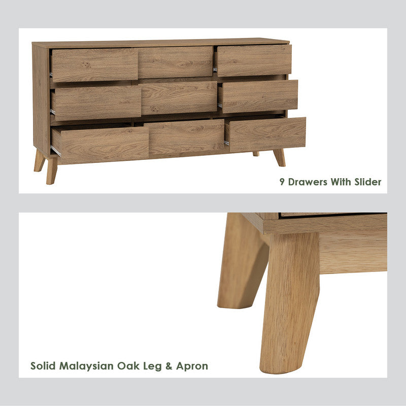 Braneit™ Hirado Sideboard Buffet - Natural