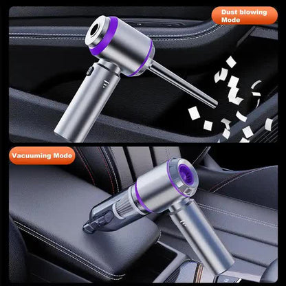 Braneit™ Portable Handheld Vacuum Cleaner Rechargeable Silver Purple