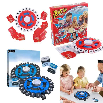 2 Pcs Red  Words Game | Fun & Interactive Letter Board Family Game | Educational Word Challenge for Kids & Adults
