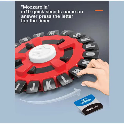 2 Pcs White Words Game | Fun & Interactive Letter Board Family Game | Educational Word Challenge for Kids & Adults
