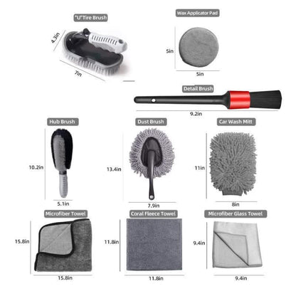 Braneit™ Automotive Wash Set (10 pieces)
