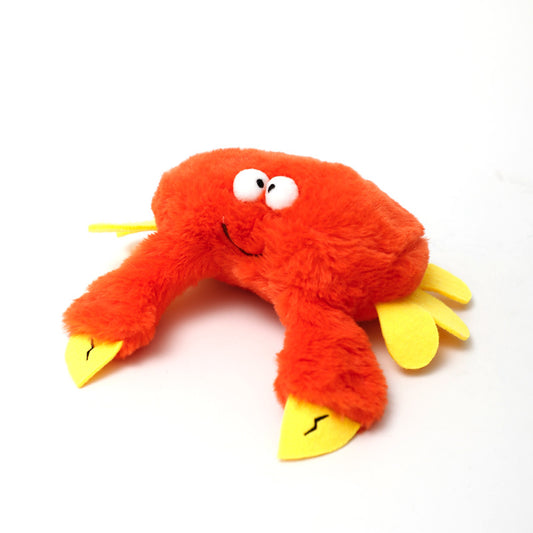 Crab Electric Flapping Plush Cat Toy with Sound - Realistic Self-Play Pet Toy